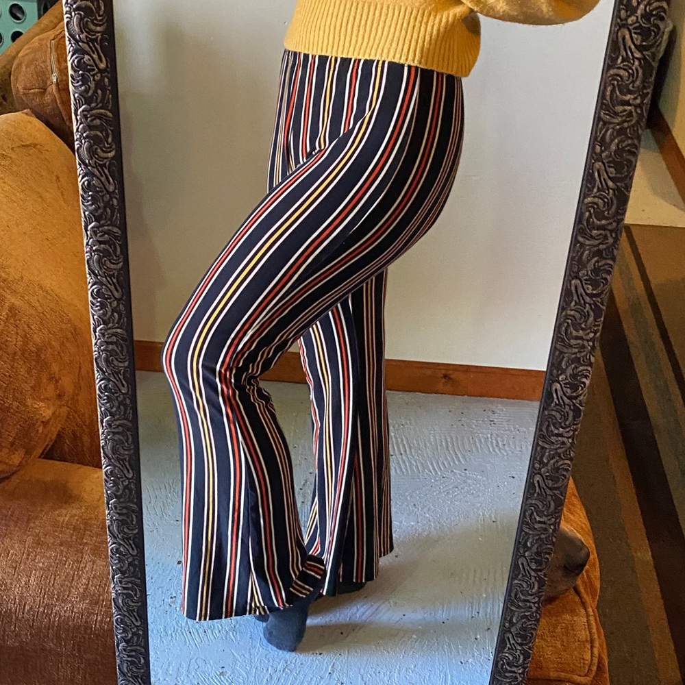Stretchy flare pants